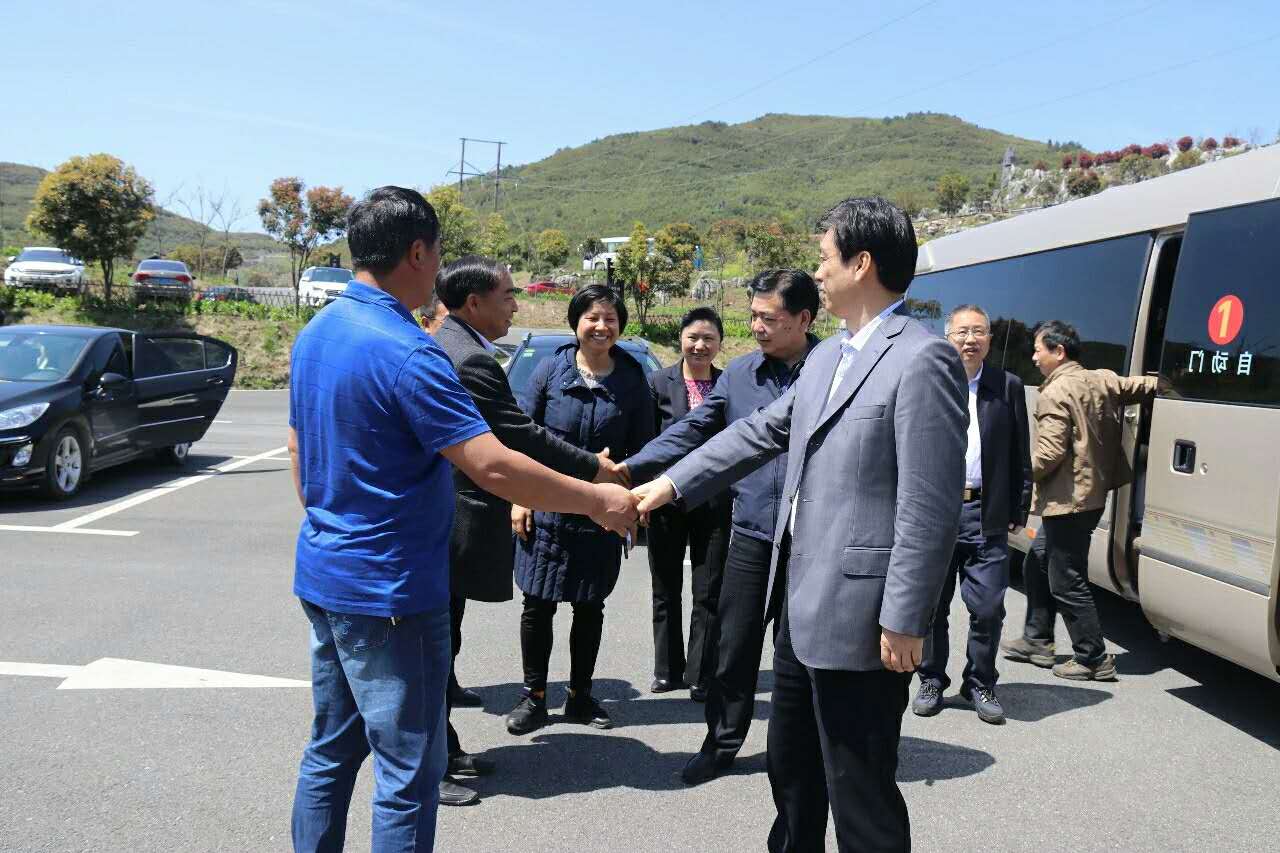 省委宣傳部長一行到懷化大峽谷景區調研指導工作